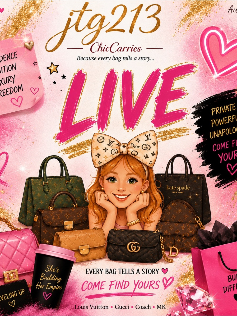 Like this flyer to be notified when I go live. I’ll have deals and you need💳 😂🥰